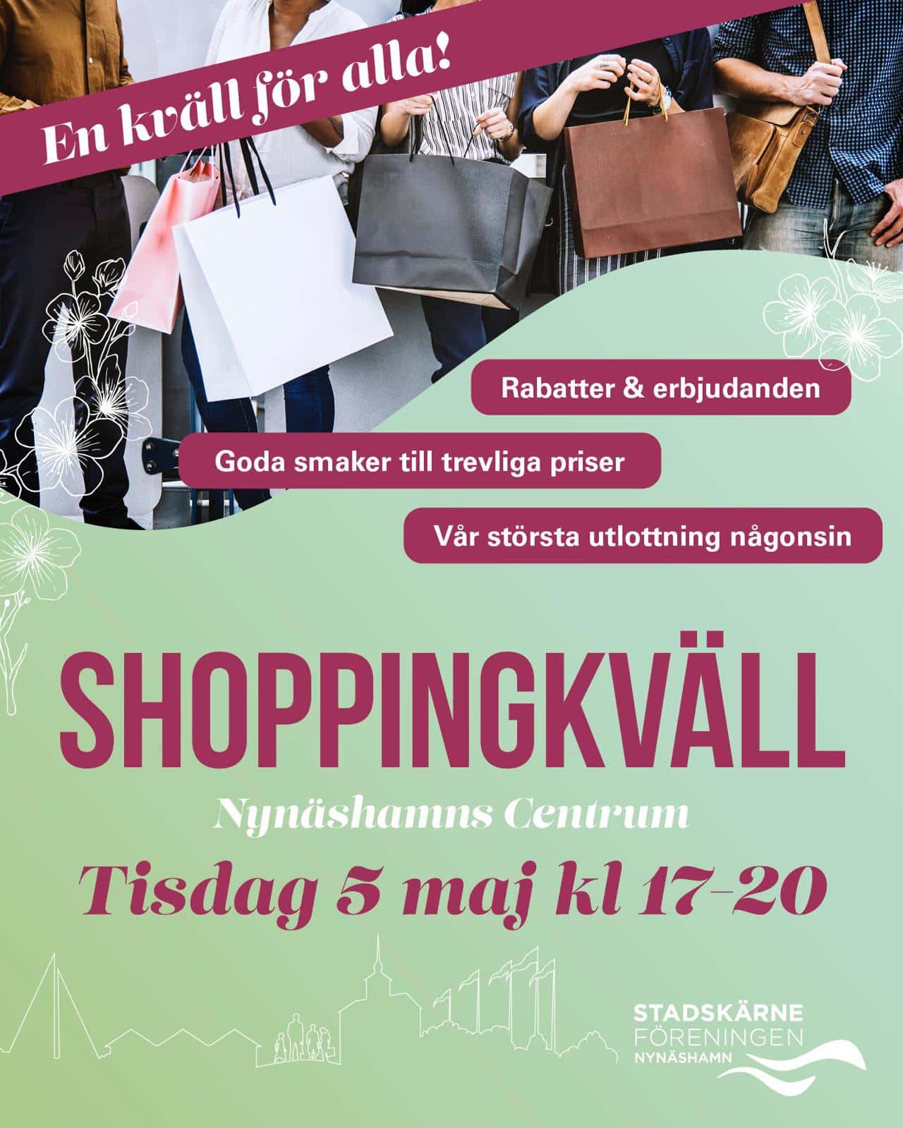 Shoppingkväll i Nynäshamn