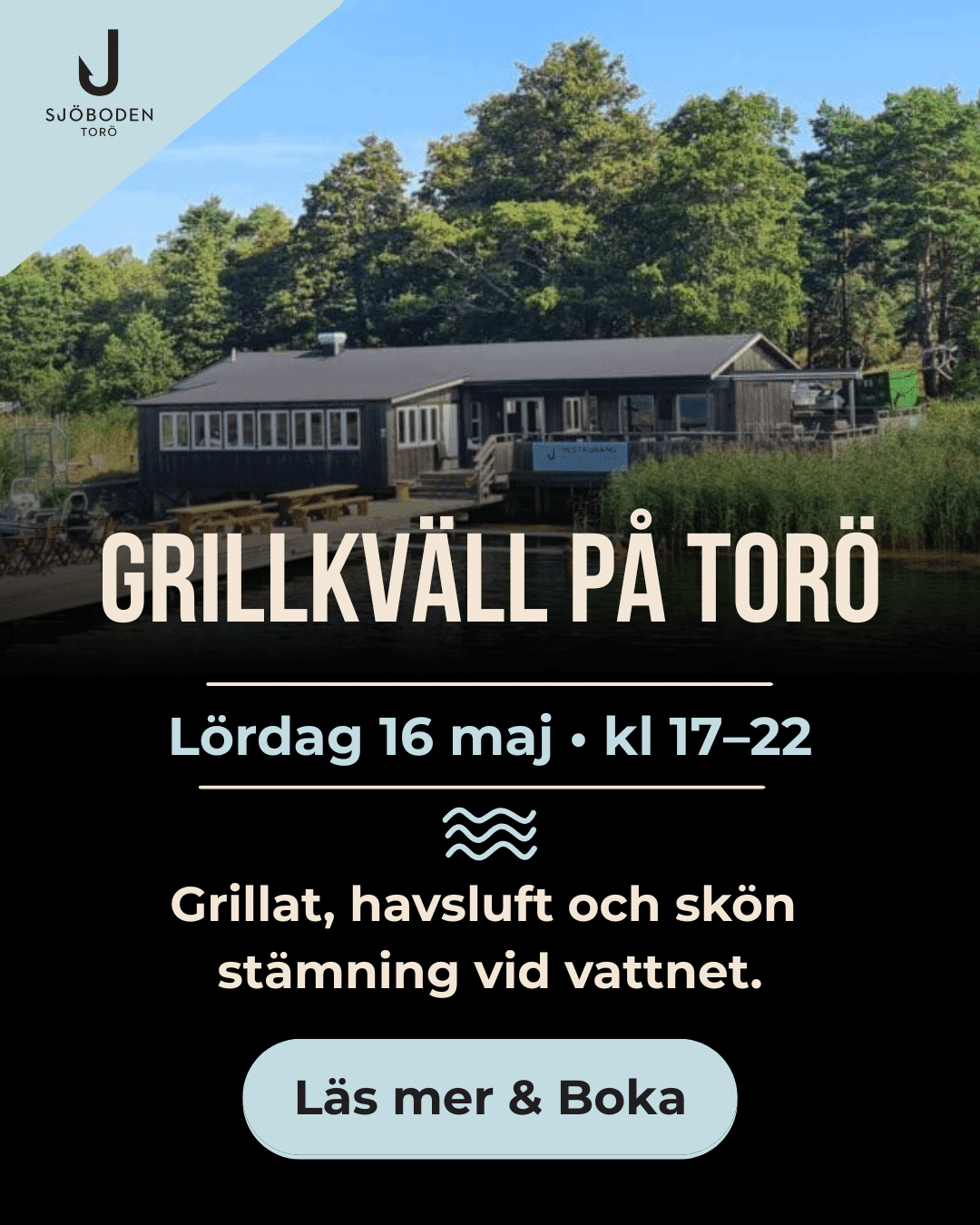 Grillkväll på sjöboden