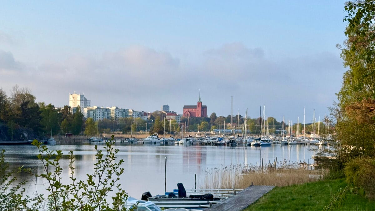 Nynäshamn sett från Trehörningen