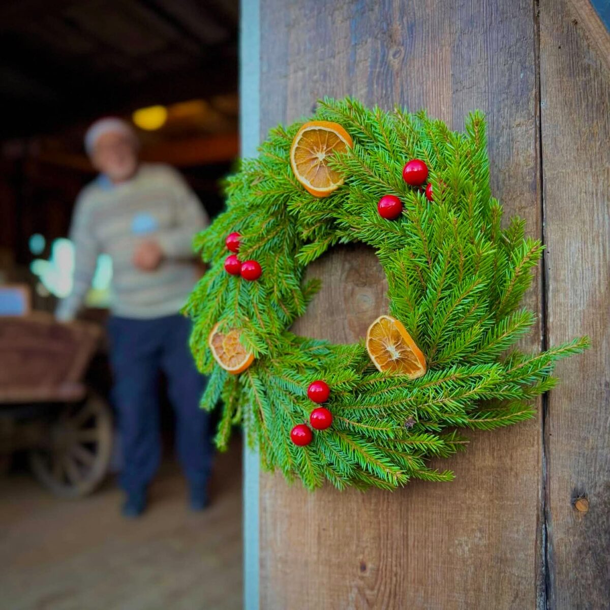 Julmarknad på Nynäshamns hembygdsgård