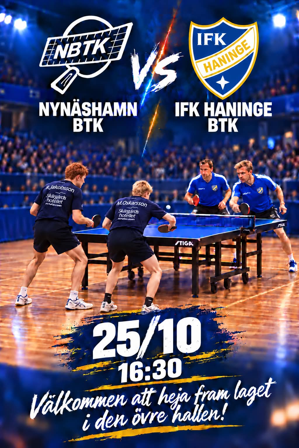 Nynäshamns BTK mot IFK Haninge BTK 25 oktober